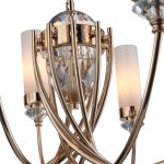 SL1402.253.10 Люстра подвесная ST-Luce Латунь/Прозрачный E14*10 40W Elegra