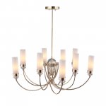 SL1402.253.10 Люстра подвесная ST-Luce Латунь/Прозрачный E14*10 40W Elegra