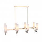 SL1402.263.08 Люстра подвесная ST-Luce Латунь/Прозрачный E14*8 40W Elegra