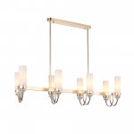 SL1402.263.08 Люстра подвесная ST-Luce Латунь/Прозрачный E14*8 40W Elegra