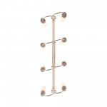 SL1402.263.08 Люстра подвесная ST-Luce Латунь/Прозрачный E14*8 40W Elegra