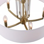 SL1403.303.05 Люстра подвесная ST-Luce Латунь/Прозрачный E27*5 40W OPALUS