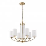 SL1403.303.06 Люстра подвесная ST-Luce Латунь/Прозрачный E27*6 40W OPALUS