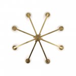 SL1403.303.08 Люстра подвесная ST-Luce Латунь/Прозрачный E27*8 40W OPALUS