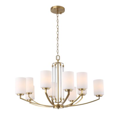 SL1403.303.10 Люстра подвесная ST-Luce Латунь/Прозрачный E27*10 40W OPALUS