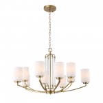 SL1403.303.10 Люстра подвесная ST-Luce Латунь/Прозрачный E27*10 40W OPALUS