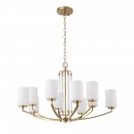 SL1403.303.10 Люстра подвесная ST-Luce Латунь/Прозрачный E27*10 40W OPALUS