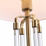 SL1403.304.01 Светильник настольный ST-Luce Латунь/Прозрачный E27*1 40W OPALUS