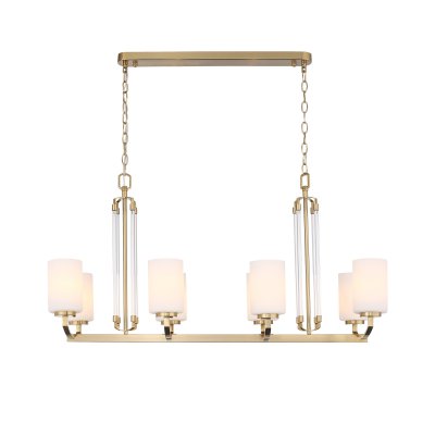 SL1403.333.08 Люстра подвесная ST-Luce Латунь/Прозрачный E27*8 40W OPALUS