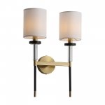 SL1404.301.02 Светильник настенный ST-Luce Латунь/Прозрачный E14*2 40W VERITAS