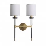 SL1404.301.02 Светильник настенный ST-Luce Латунь/Прозрачный E14*2 40W VERITAS