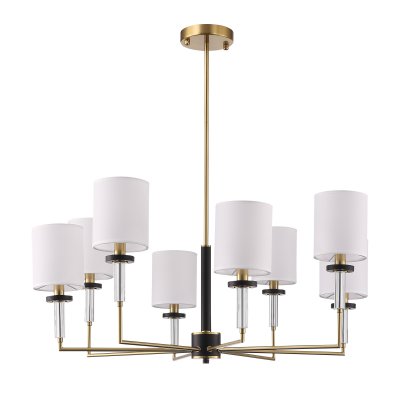 SL1404.303.08 Люстра подвесная ST-Luce Латунь/Прозрачный E14*8 40W VERITAS SL1404.303.08 Люстра подвесная ST-Luce Латунь/Прозрачный E14*8 40W VERITAS