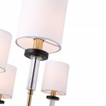 SL1404.303.08 Люстра подвесная ST-Luce Латунь/Прозрачный E14*8 40W VERITAS