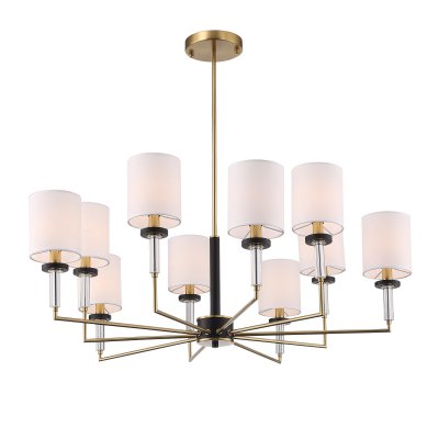 SL1404.303.10 Люстра подвесная ST-Luce Латунь/Прозрачный E14*10 40W VERITAS SL1404.303.10 Люстра подвесная ST-Luce Латунь/Прозрачный E14*10 40W VERITAS