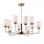 SL1404.303.10 Люстра подвесная ST-Luce Латунь/Прозрачный E14*10 40W VERITAS