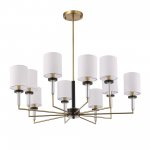 SL1404.303.10 Люстра подвесная ST-Luce Латунь/Прозрачный E14*10 40W VERITAS