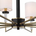 SL1404.303.10 Люстра подвесная ST-Luce Латунь/Прозрачный E14*10 40W VERITAS