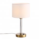 SL1404.304.01 Светильник настольный ST-Luce Латунь/Прозрачный E14*1 40W VERITAS