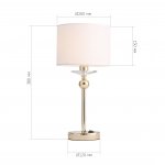 SL1405.204.01 Светильник настольный ST-Luce Латунь/Латунь, Прозрачный E14 1*40W ELEGANCE