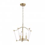 SL1406.303.03 Люстра подвесная ST-Luce Латунь/Прозрачный E14*3 40W REGALIA