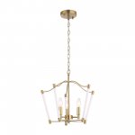 SL1406.303.03 Люстра подвесная ST-Luce Латунь/Прозрачный E14*3 40W REGALIA