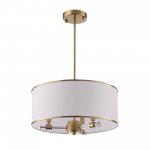 SL1407.302.03 Люстра подвесная ST-Luce Латунь/Прозрачный E14*3 40W AURELIA