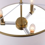 SL1407.302.03 Люстра подвесная ST-Luce Латунь/Прозрачный E14*3 40W AURELIA