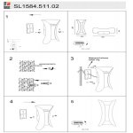 Светильник уличный настенный St luce SL1584.511.02 COSETTO