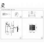Светильник настенный бра St luce SL1632.201.02 MIRA