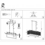 Люстра подвесная St luce SL1632.203.05 MIRA