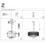 Люстра подвесная St luce SL1632.203.06 MIRA