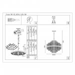 Люстра подвесная St luce SL1634.103.09 RENS