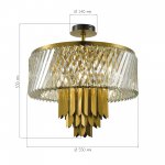 Светильник  с лампой накаливания St luce SL1635.302.09 NARI