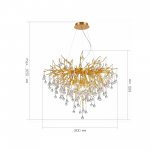 Люстра подвесная St luce SL1651.203.09 Anzio
