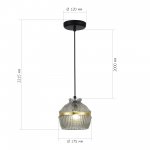 Светильник  с лампой накаливания St luce SL1661.413.01 COCOON
