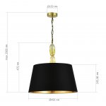 Светильник  с лампой накаливания St luce SL1759.303.03 LINGOTTI