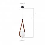 Светильник  с лампой накаливания St luce SL2002.403.01 MOONBAG