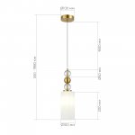 Светильник  с лампой накаливания St luce SL2003.303.01 AURORA