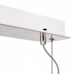 SL2010.103.01 Светильник подвесной ST-Luce Никель/Белый, Прозрачный LED 1*33W 3000K/4000K ENFYS