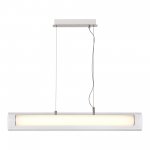 SL2010.103.01 Светильник подвесной ST-Luce Никель/Белый, Прозрачный LED 1*33W 3000K/4000K ENFYS