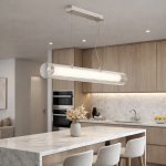 SL2010.103.01 Светильник подвесной ST-Luce Никель/Белый, Прозрачный LED 1*33W 3000K/4000K ENFYS