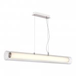 SL2010.113.01 Светильник подвесной ST-Luce Никель/Белый, Прозрачный LED 1*40W 3000K/4000K ENFYS