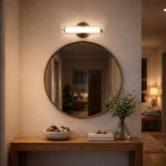 SL2010.121.01 Светильник настенный ST-Luce Никель/Белый, Прозрачный LED 1*7W 3000K/4000K ENFYS