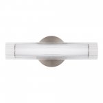 SL2010.121.01 Светильник настенный ST-Luce Никель/Белый, Прозрачный LED 1*7W 3000K/4000K ENFYS