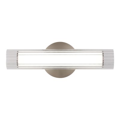 SL2010.121.01 Светильник настенный ST-Luce Никель/Белый, Прозрачный LED 1*7W 3000K/4000K ENFYS