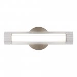 SL2010.121.01 Светильник настенный ST-Luce Никель/Белый, Прозрачный LED 1*7W 3000K/4000K ENFYS