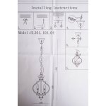 Светильник подвесной St luce SL361.103.04 FORIATE