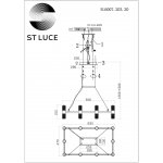 Люстра подвесная St luce SL6007.203.20 GEMINA