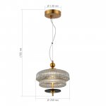Светильник  светодиодный St luce SL6122.303.01 ORIENTAL