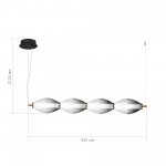 Светильник  светодиодный St luce SL6130.403.24 ICE